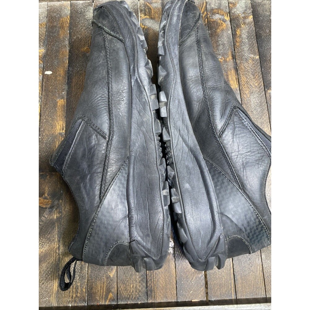 MerreLL Mens Sz 12 Comfort Slip On Loafer Black Leather - Picture 7 of 12